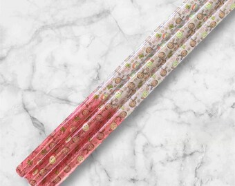 COLOR CHANGING Retro Christmas 12 inch Tumbler Straw, Cup Accessories, Water Bottle Accessory Reusable Plastic Straw for 40oz Tumbler