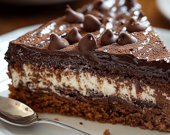 BESTE RECEPT voor recept voor chocoladeroomkaastaart pdf, laag chocoladetaart met cheesecake, eenvoudig dessertrecept downloaden.