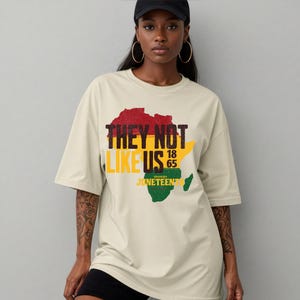 Sie mögen uns nicht Shirt, Juni schwarze Geschichte Monat T-Shirt, Black Lives Matter Tshirt, Afro Amerika Shirt, Juni Afrika Karte