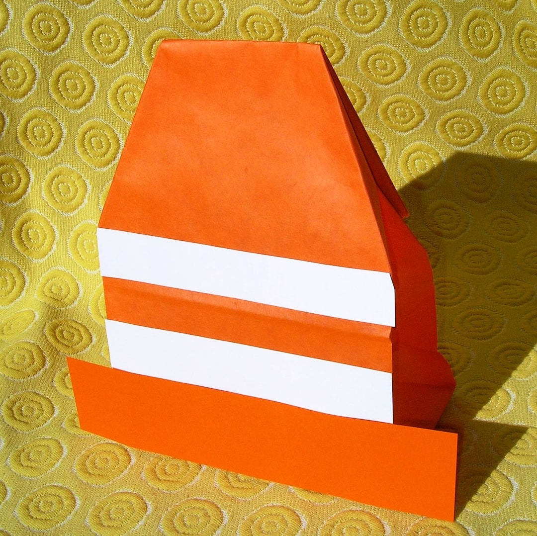 Traffic Cone Birthday Party Favor Treat Sacks Construction Etsy