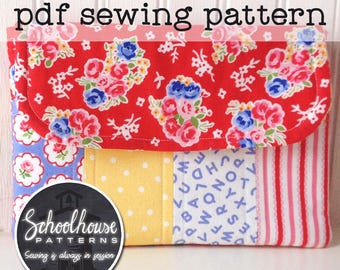 Tablet iPad sleeve case with Pocket PDF Sewing Pattern