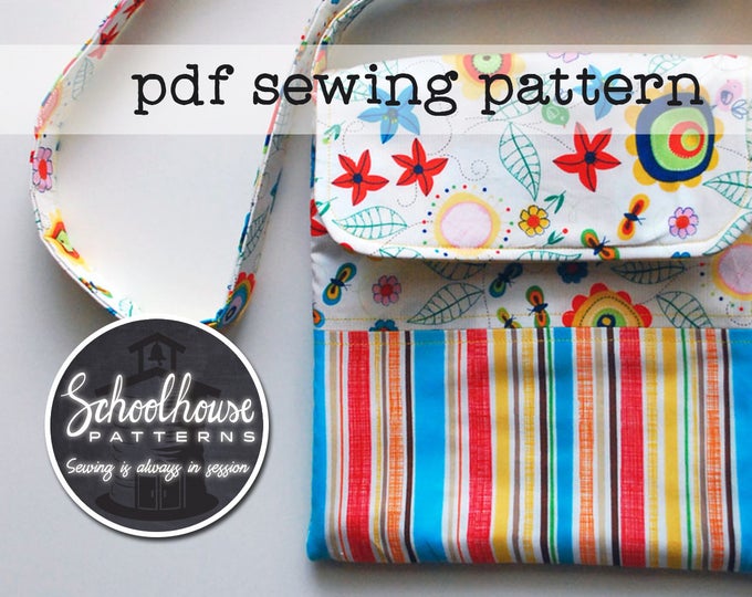 The Middle School Messenger Bag Sewing Pattern Great for Etsy