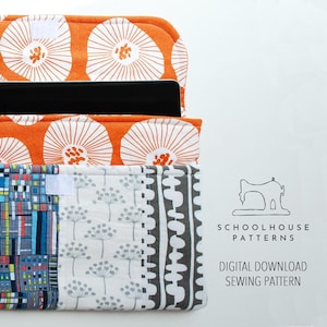 eClutch PDF Sewing Pattern | Tablet & iPad Sleeve Case with Pocket | Beginner-Friendly Digital Download