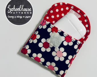 Easy Wallet Sewing Pattern – Earbud Pouch & Cash Wallet (PDF Download) - 3 sizes - Beginner Friendly