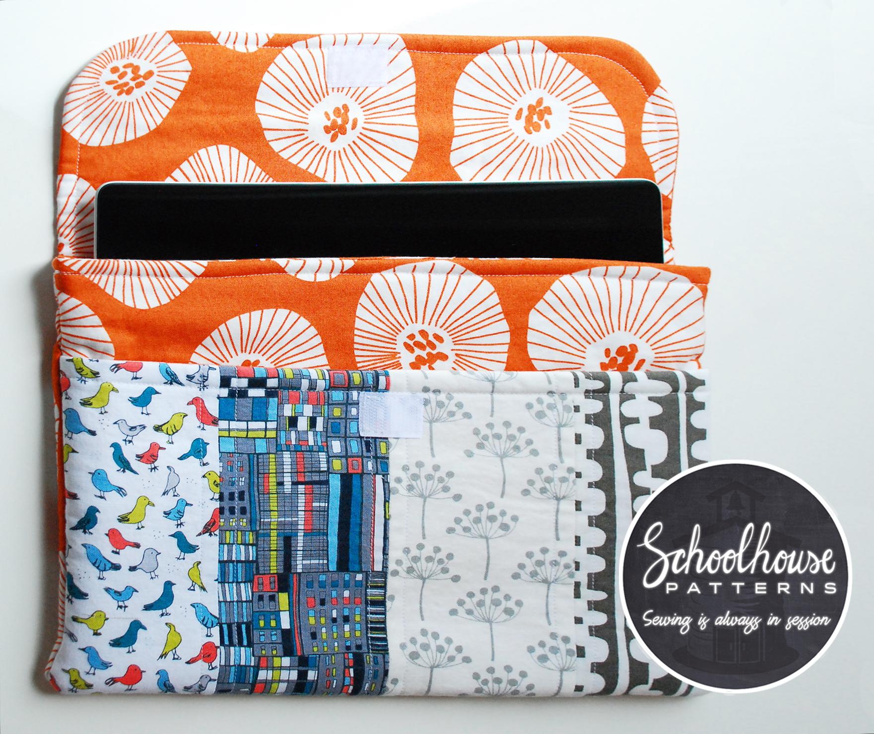 Eclutch PDF Sewing Pattern | Tablet & iPad Sleeve Case With Pocket ...