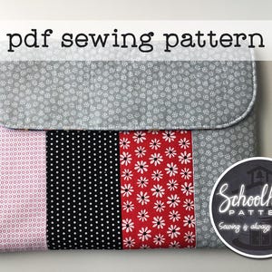 Eclutch PDF Sewing Pattern | Tablet & iPad Sleeve Case With Pocket ...