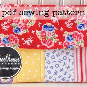 eclutch pdf sewing pattern sleeve case clutch with pocket Fits iPads and tablets INSTANT DOWNLOAD image 6