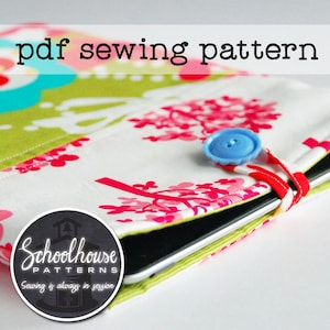 Tech Sleeve PDF sewing pattern custom fit case sleeve case for your tablet, laptop INSTANT DOWNLOAD 画像 1