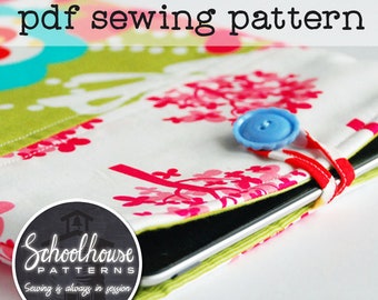 Tech Sleeve Sewing Pattern: Custom Fit Tablet or Laptop Case (PDF Pattern)