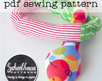 Snake Charming - stuffed toy gift for children - PDF sewing pattern -  INSTANT DOWNLOAD