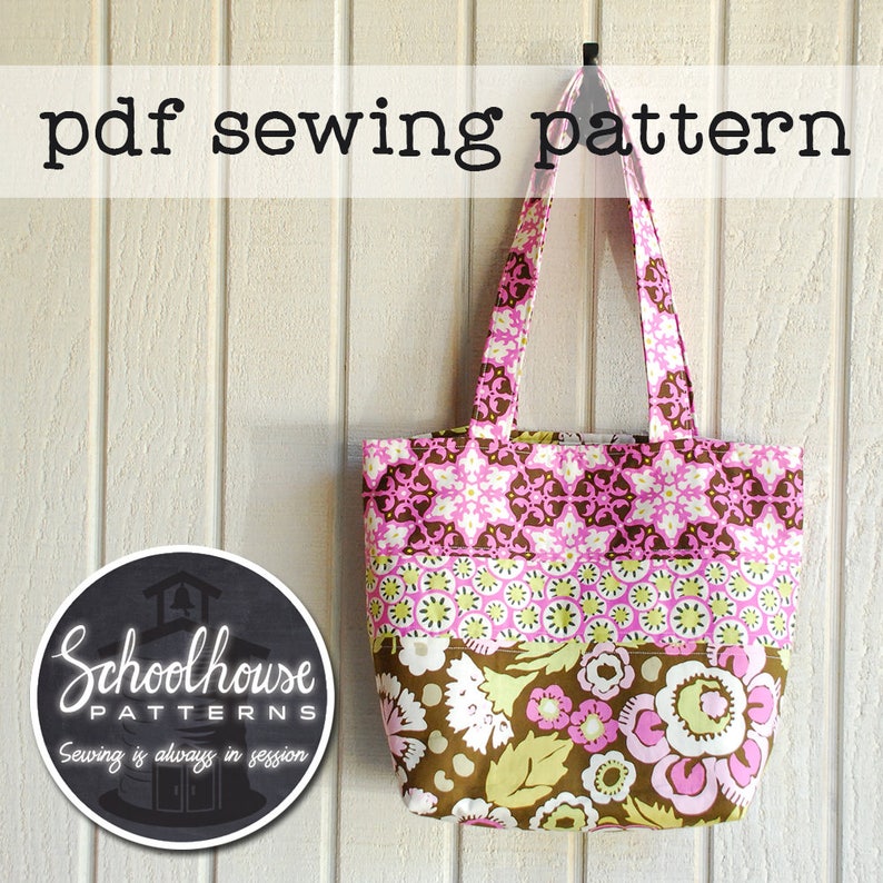 2 Patterns 1 Price Easy Wallet & Patchwork Tote Pdf Sewing - Etsy