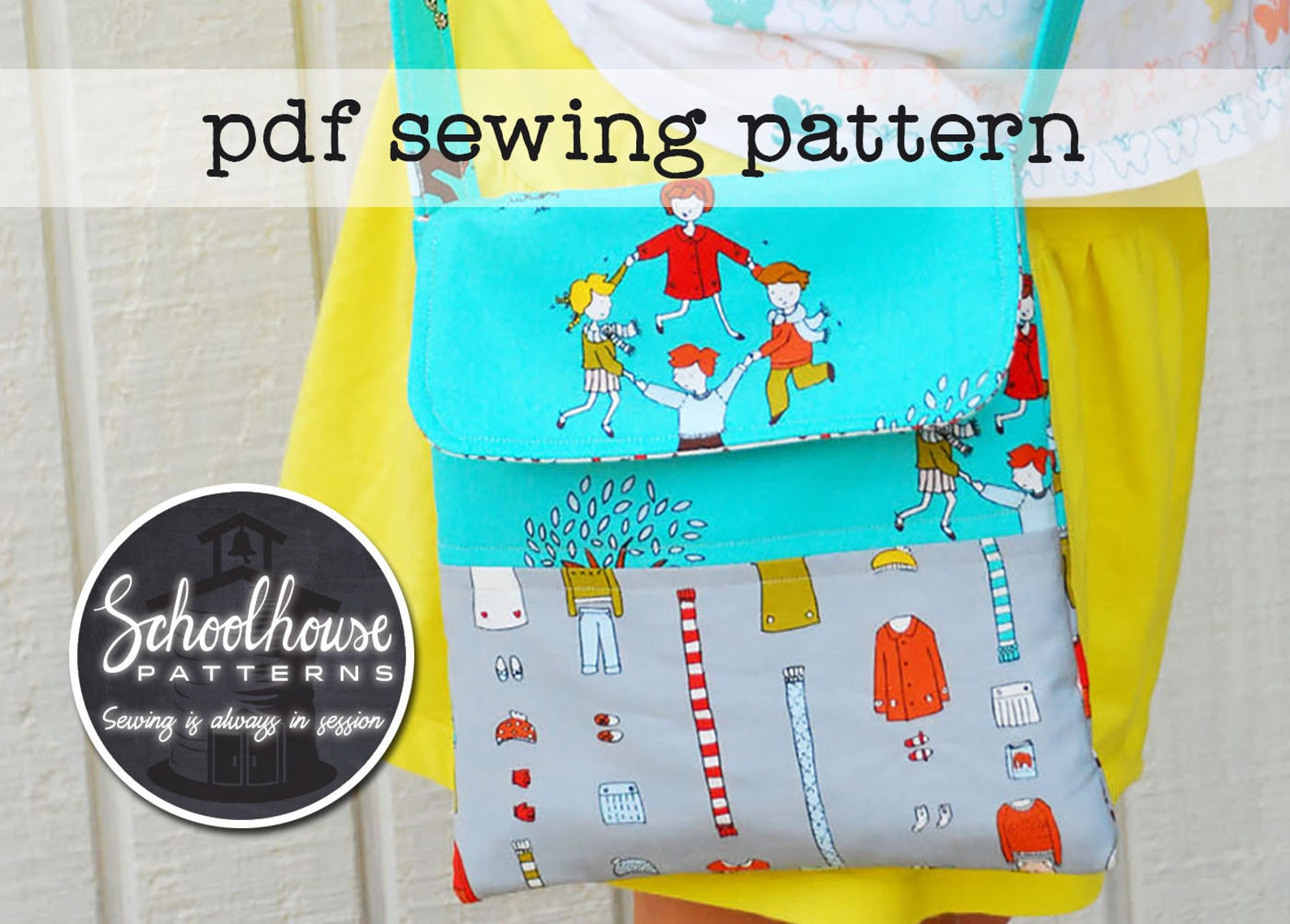 The Middle School Messenger Bag Sewing Pattern Great for Etsy