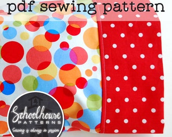 Beginner-friendly toddler pillow and pillowcase instant download sewing pattern
