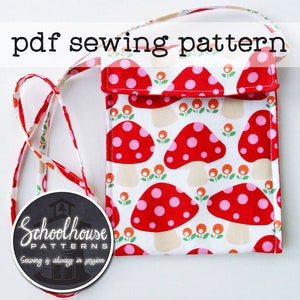 Schnittmuster Mini Messenger Bag - 2 Größen - Crossbody - passende Geldbörse für Kinder und ihre Puppe - PDF SOFORT DOWNLOAD