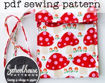 Mini Messenger Bag Sewing Pattern: Kids & Doll Crossbody (PDF Download)