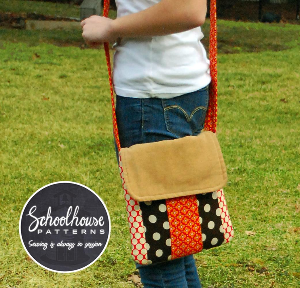 Varsity Messenger Bag PDF Sewing Pattern – Crossbody Bag DIY Pattern ...