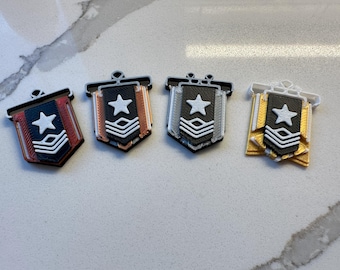Rainbow 6: Siege Ranked Charms (Copper-Gold)