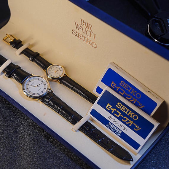 SEIKO DOLCE＆EXCELINE Seiko Vintage Couple Watch Dolce & Exceline Mint Condition With