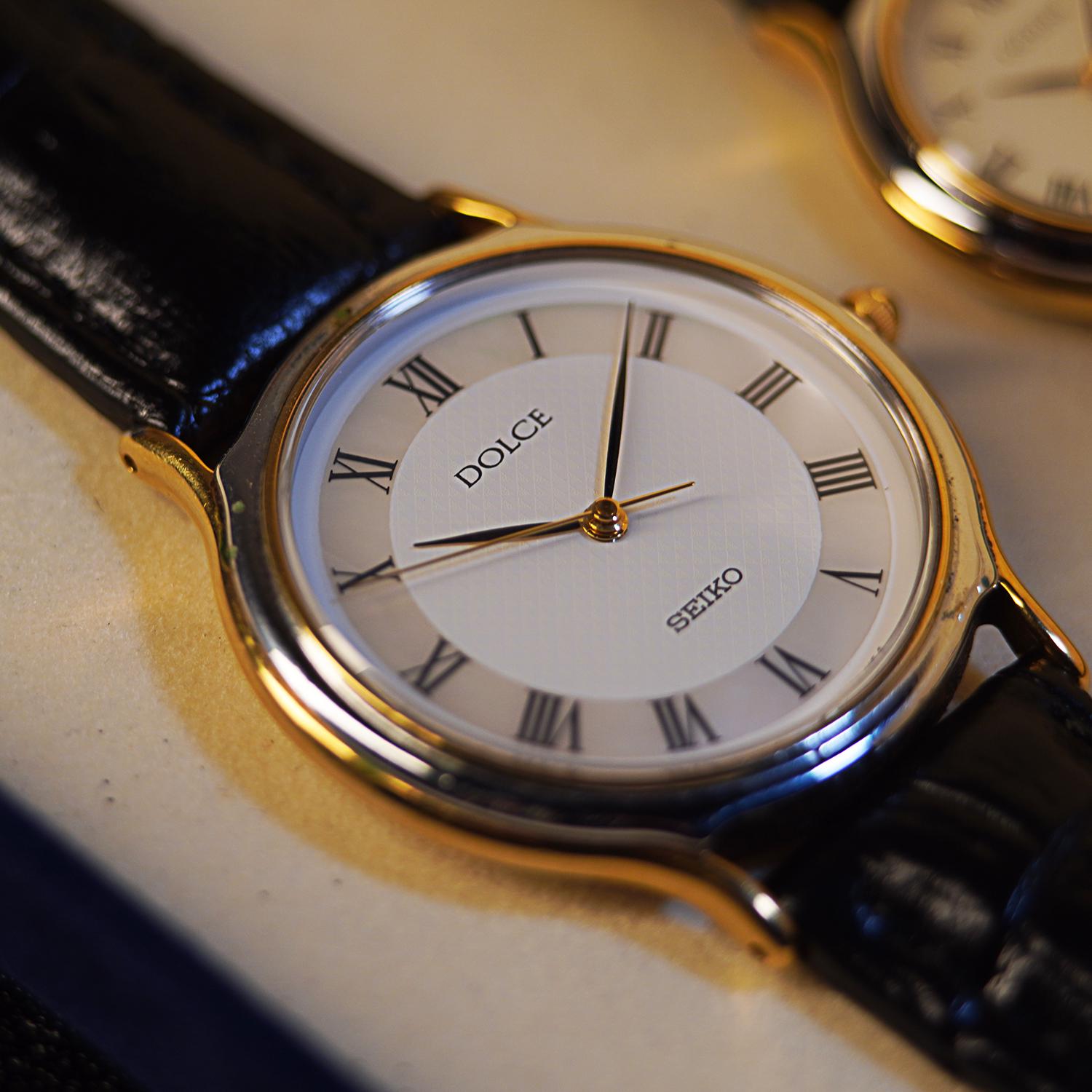 Seiko Vintage Couple Watch Dolce & Exceline Mint Condition With