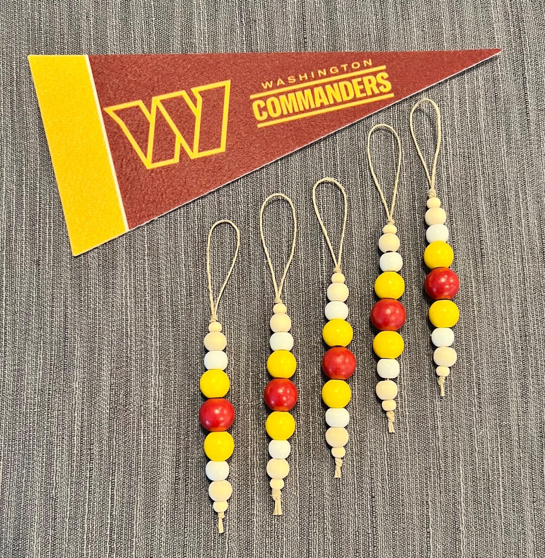 Commanders Decor Washington Commanders Christmas Ornaments: Farmhouse NFL Team Decor ...