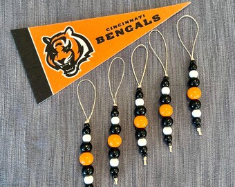 Cincinnati Bengals Weihnachtsanhänger: Farmhouse NFL Team Dekoration, Set of 5