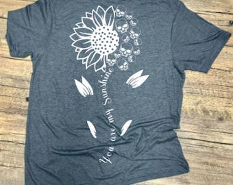 Sunflower Skull Shirt