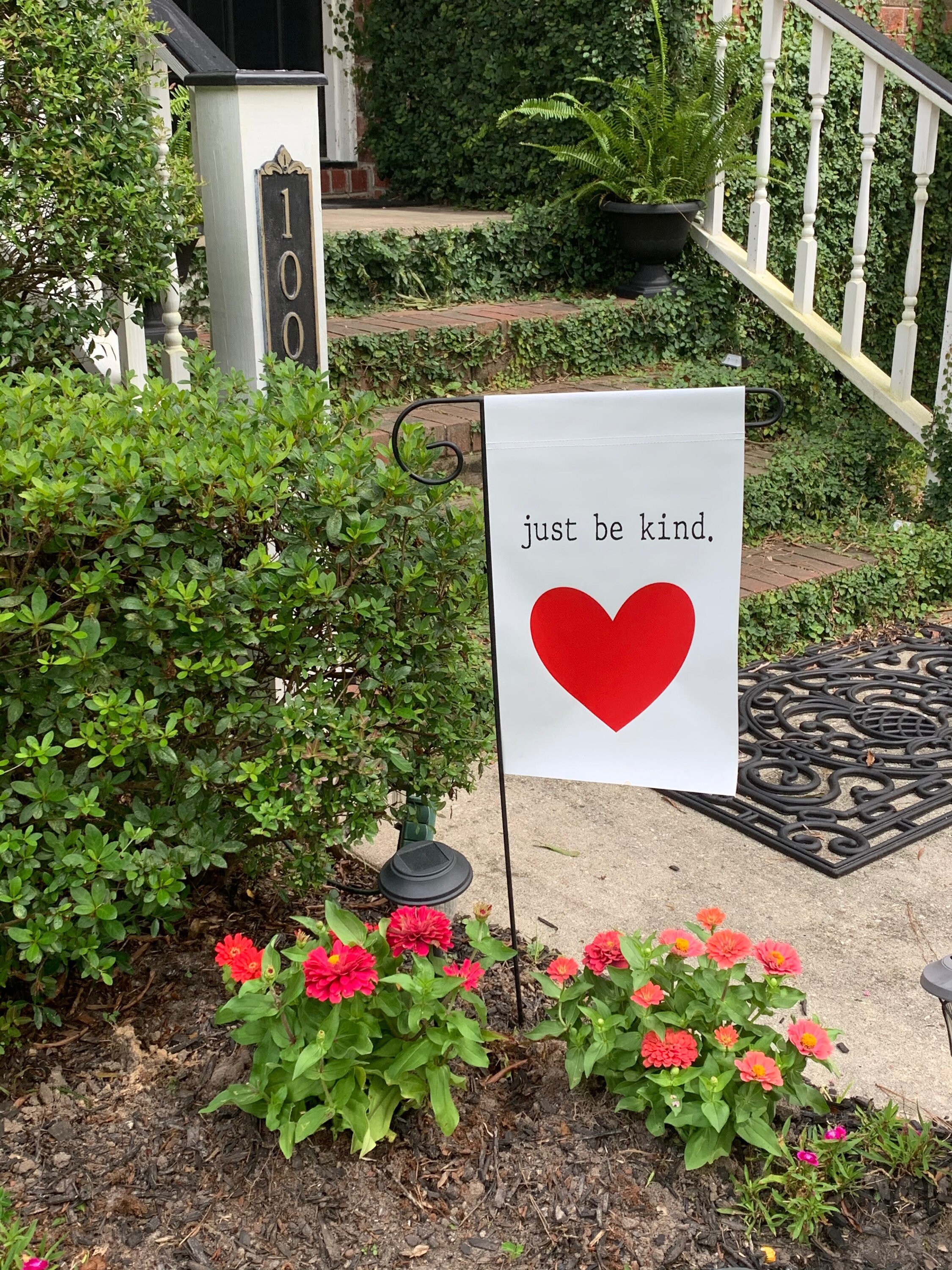 Just Be Kind Garden Flag