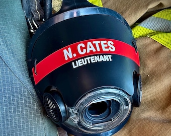 Thin Red Line Custom Firefighter SCBA Mask Cover | Scott Av-3000HT, MSA G1 & Dräger FPS 7000 Training Lens Protector