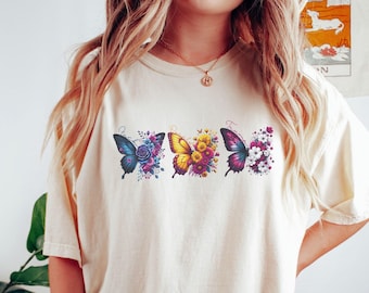 Comfort Colors Butterfly T-Shirt: Anti-Trump Political Tee