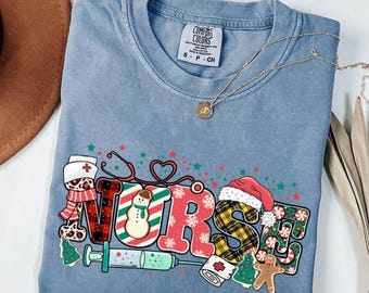 Christmas Nurse Shirt Nurse Christmas Sweatshirt Christmas Nursing Sweater Nurse Life Christmas Shirt