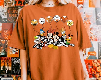 Mickey and Friends Halloween Shirt, Disney Halloween Mickey Shirt, Disneyland Costume Party Tee, Mickey and Minnie Halloween Shirt