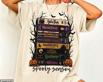 Vintage Halloween VHS Tee, Retro Spooky Season Shirt, Funny Horror T-shirt, Scary Movie Halloween Shirt, Disney Halloween Shirt