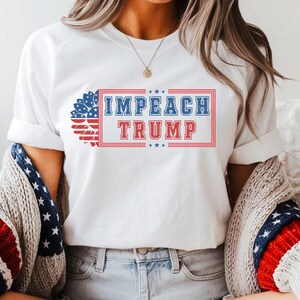 Comfort Colors Impeach Trump Shirt: Anti-Maga Social Justice Tee
