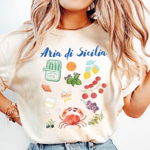 Italian Summer Comfort Colors Shirt La Dolce Vita Aesthetic T-Shirt Retro Summer Shirt Italy Vacation Shirt Love Italy Tee Italy Travel Tee