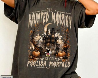 Disney Halloween Mickey Haunted Mansion Shirt, Mickey Halloween Shirt, Mickey's Not So Scary Halloween Party, Disneyland Halloween Tee