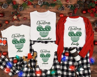 Disney Christmas Family Shirts, Christmas Matching Shirts, Disney Christmas Trip 2025, Family Christmas Tees, Disney Christmas Vacation C5