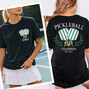 Custom Pickleball Shirt Personalized Pickleball Shirt Pickleball Team Shirt with Name and Number Player Game Day Shirt Pickleball Lover Gift