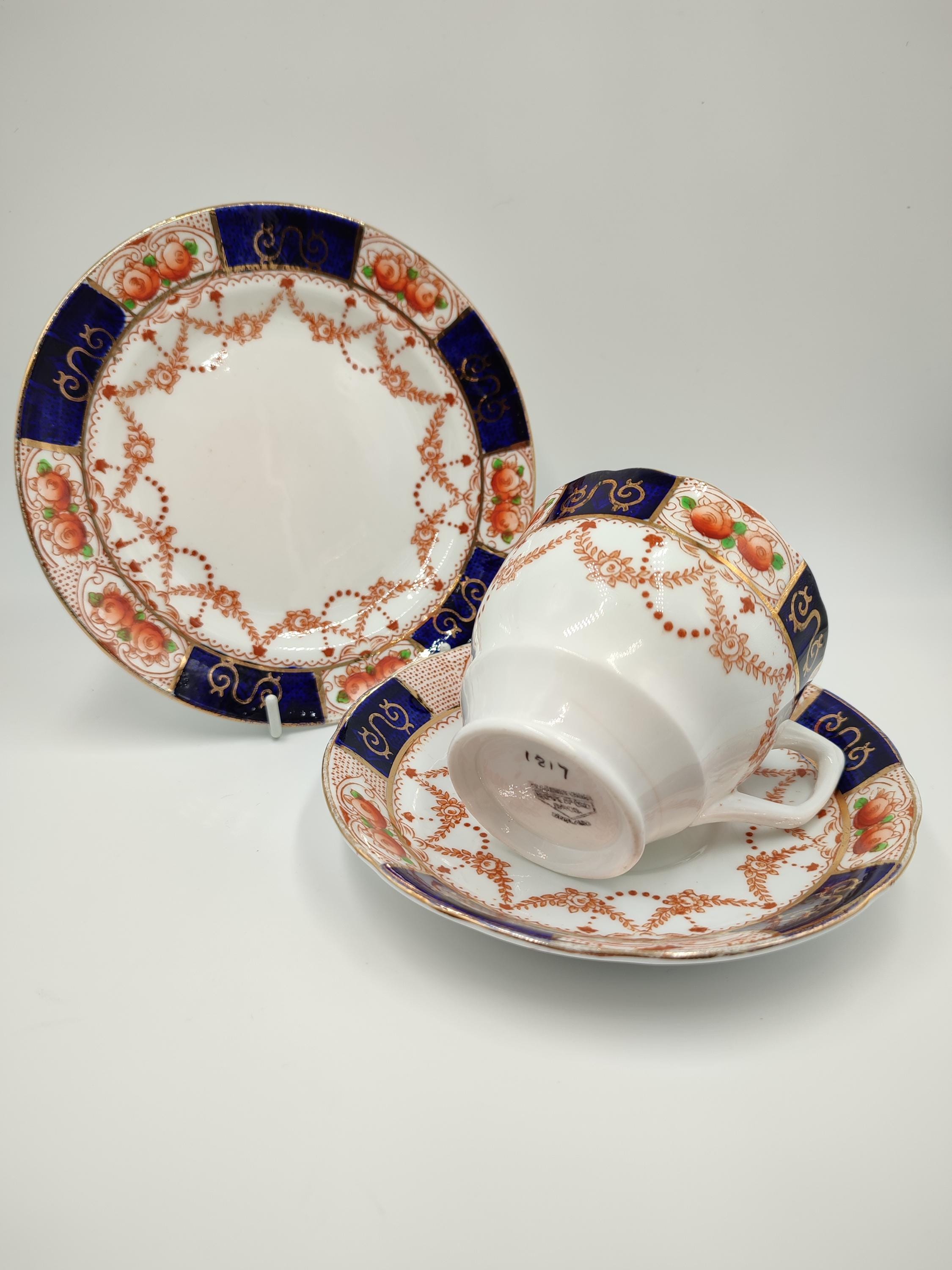 Vintage Beresford Bros Fine Bone China Made in England Imari Style