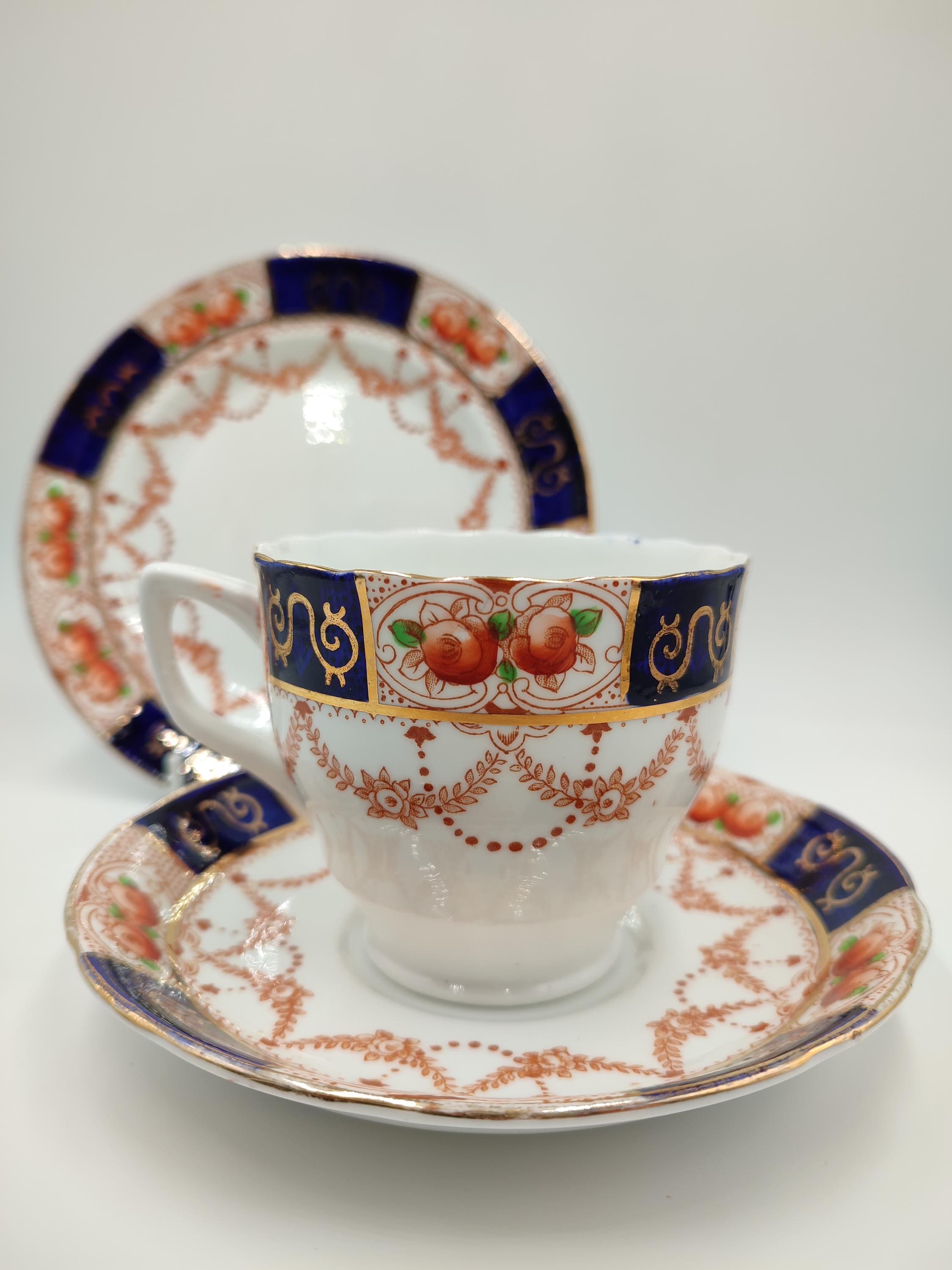 Vintage Beresford Bros Fine Bone China Made in England Imari Style