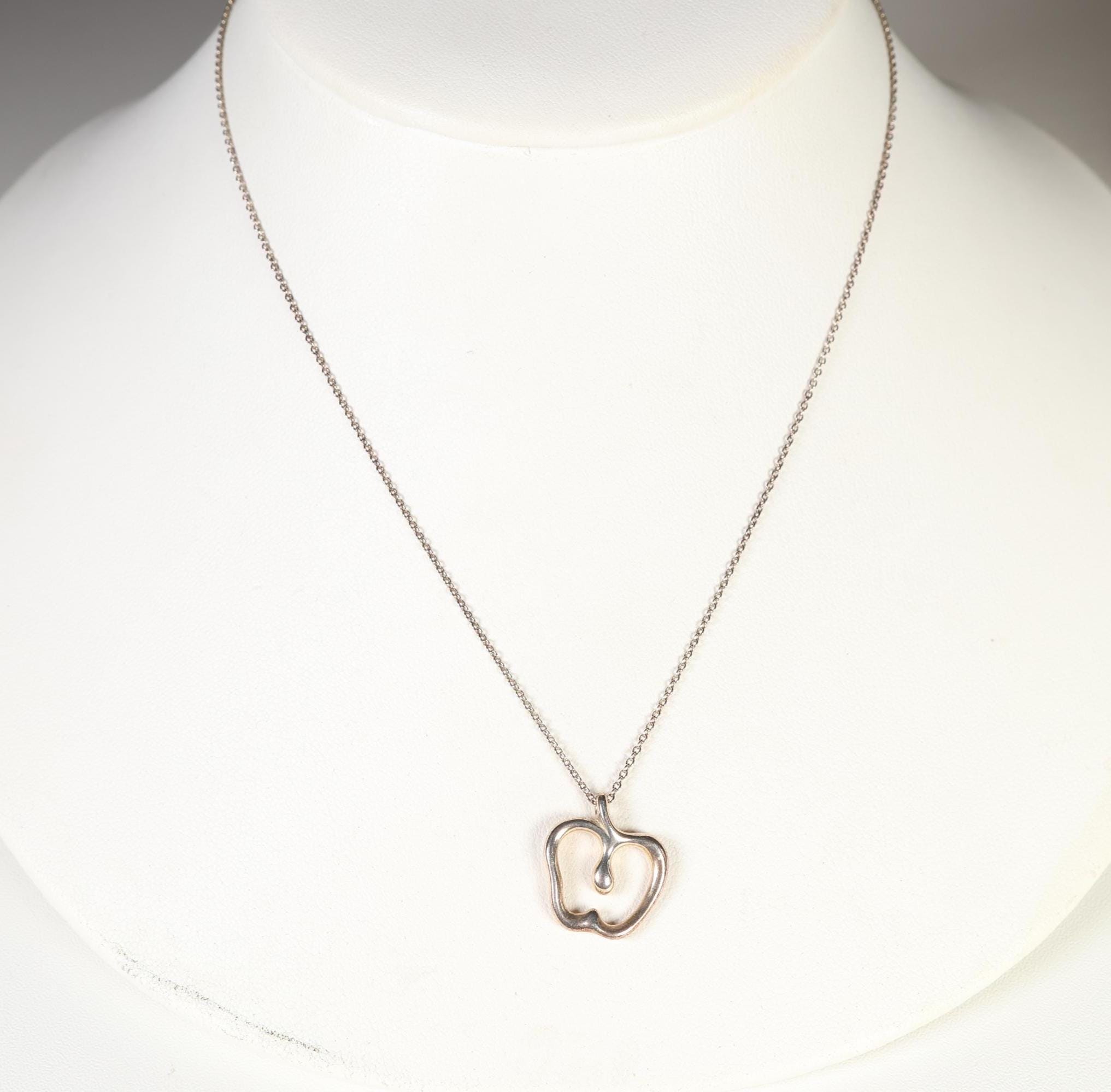アクセサリー Tiffany Apple Pierce 925 by Elsa Peretti TIFFANY&Co. Pendant top Apple Elsa Peretti Sterling Silver