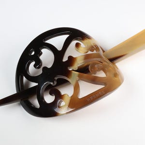 AUTHENTIC UNUSED HERMES hair accessory Hair clip Hair ornament B Hermes hair accessories ornamental - Gem main image 4
