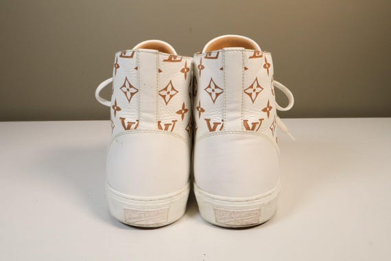 Louis Vuitton Split Monogram White Leather High T… - image 6