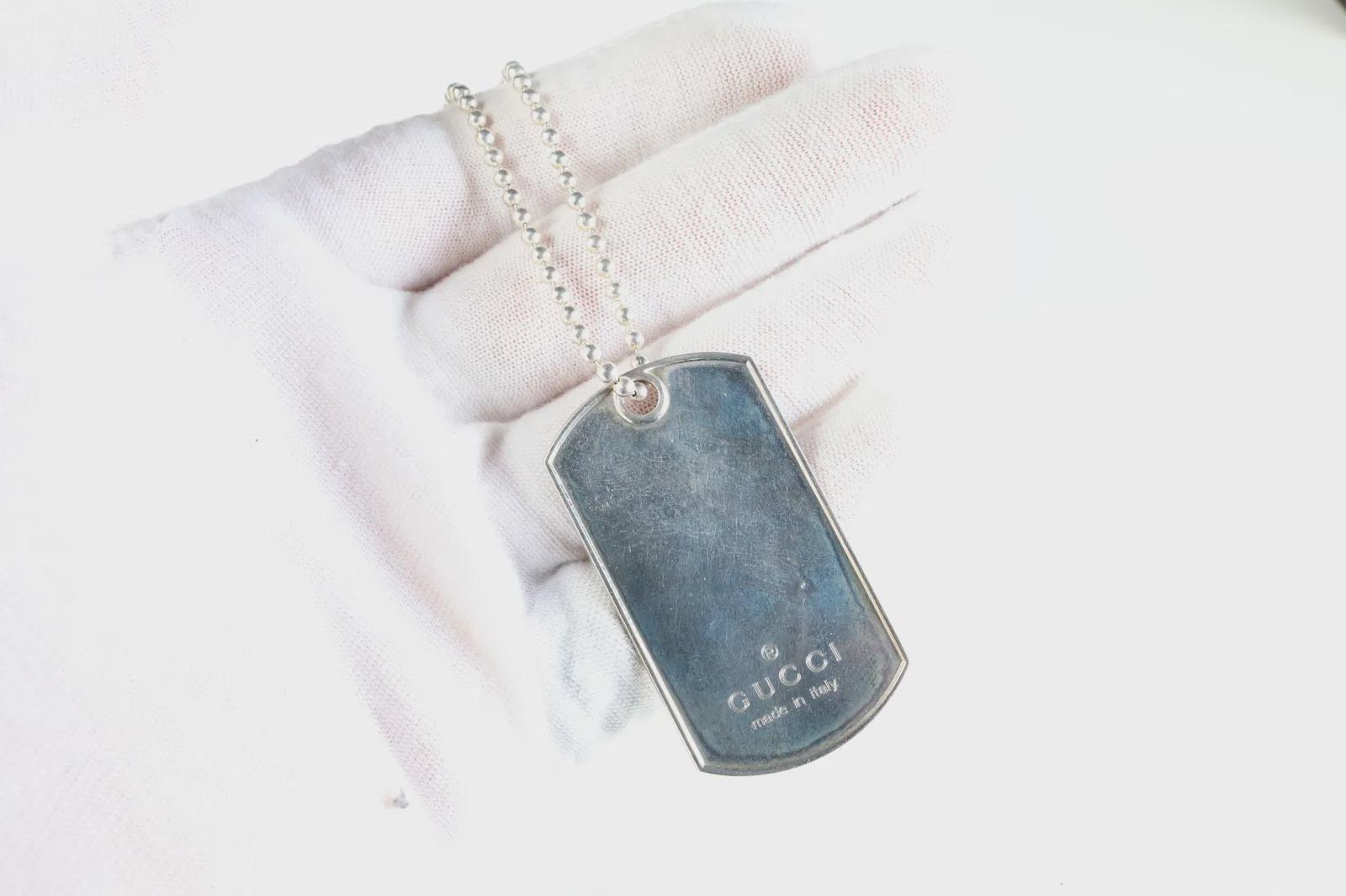 Gucci dog tag - Etsy 日本