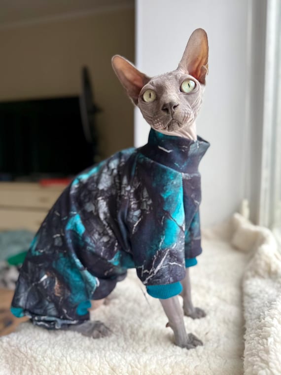 Sphynx Cat Jumpsuit: Fashionable Clothes for Hairless Cats