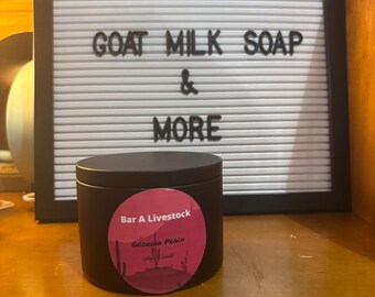 Georgia Peach soy candle