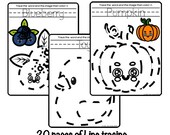 Line Tracing Worksheets for Kids – 20 Printable Fine Motor Pages (Digital Download)