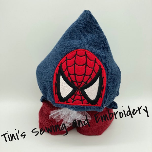 Mr Spider Man Hooded Bath Towels and other Designs available