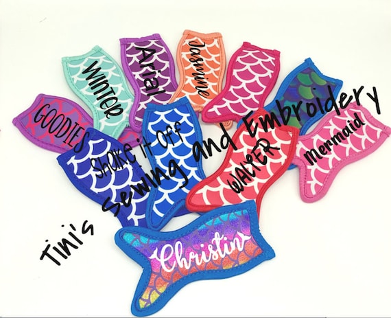 Mermaid Tail Popsicle Sleeve: Neoprene Cooler, Kids' Treat Holder