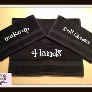 Embroidered Makeup Remover Cloth: Reusable Face Washcloth (13”x13”)