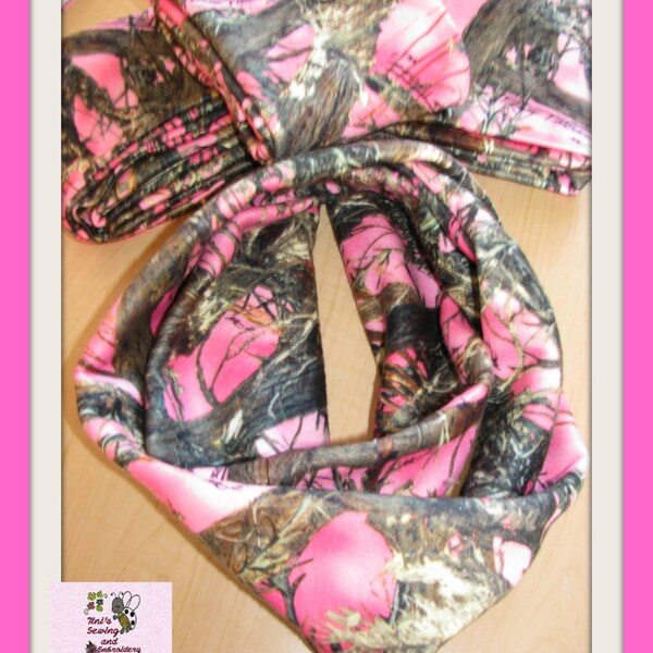 Pink True Timber Camo Infinity Scarf